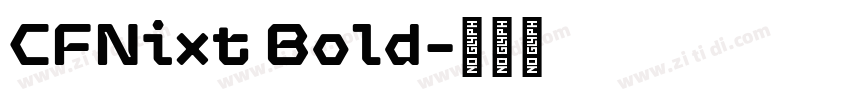 CFNixt Bold字体转换